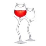 2 verres à cocktail en forme de fleur